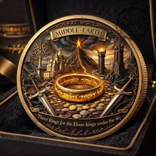 The LOTRs 25Th Anniversary Commemorative Coin