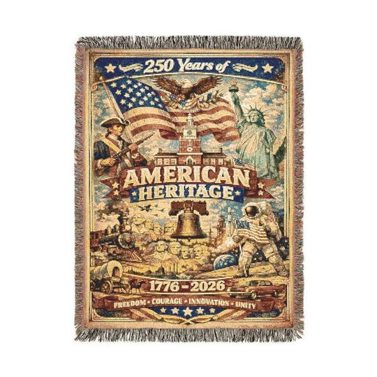 Discover American Heritage 250 Design #1 Woven Blanket