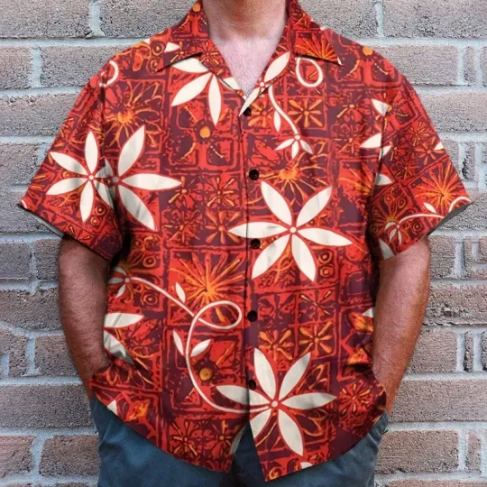 Elvis Presley Summer Cosplay Costume Hawaiian Shirt