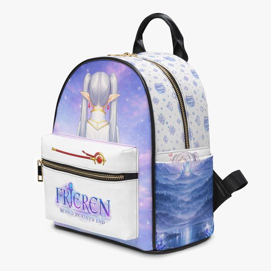 Discover Fantasy Elf Mage Backpack  Purple Anime School Bag, Travel Cosplay Bag