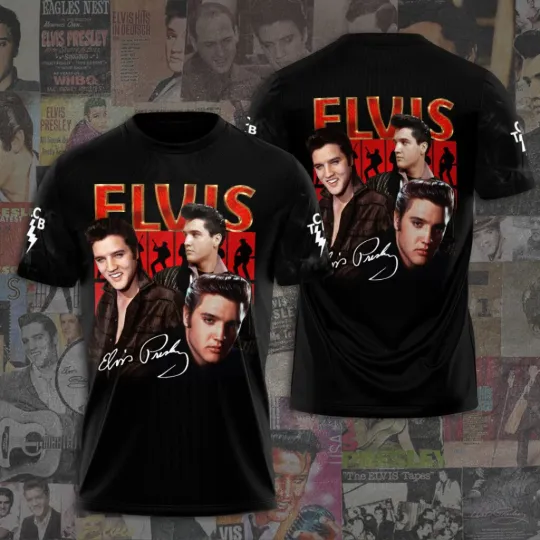 Discover Elvis Presley 3D T-Shirt, Gift for fans
