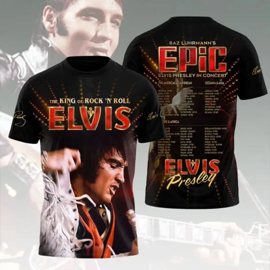 Elvis Presley 3D T-Shirt, Gift for fans