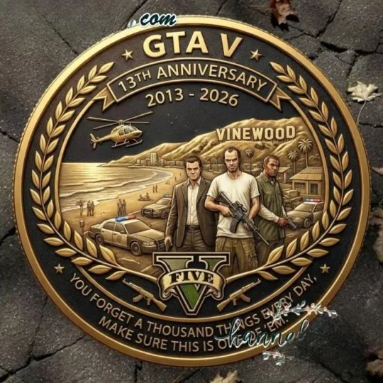 Grand Theft Auto V 13th Anniversary 2013-2026 Coin
