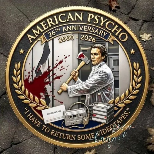 Discover American Psy cho 26th Anniversary 2000-2026 Coin