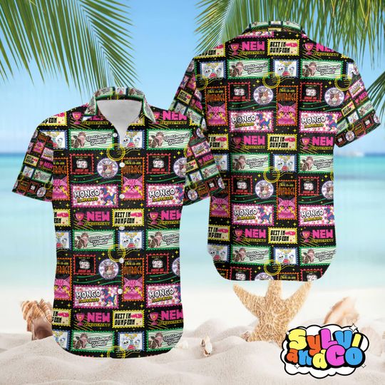 Discover Dungeon Crawler Carl Hawaiian Shirt, Princess Donut And Mongo Shirt And Shorts