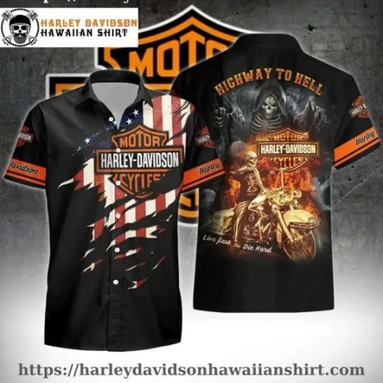 Discover Race with Darkness Harley Motor Racing Davidsonn Davidson Hawaiian Shirt