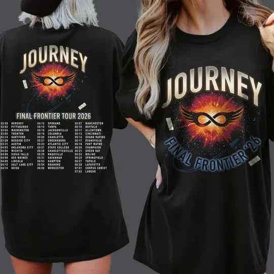 Discover Journey Shirt Final Frontier Tour 2026 Unisex T-Shirt