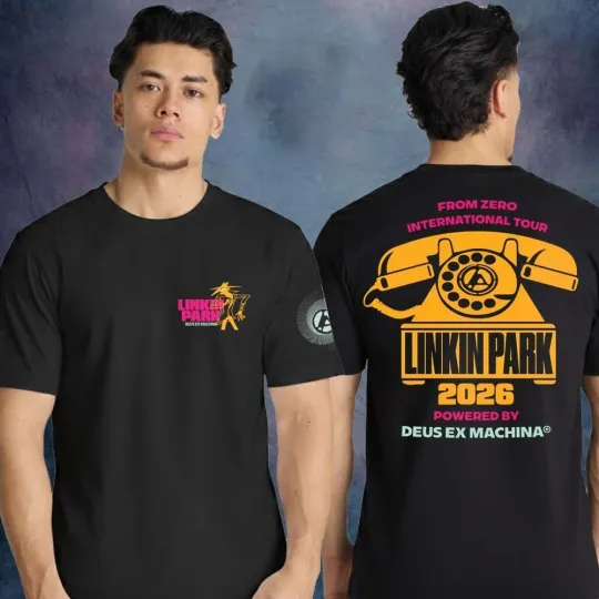 Linkin Park x Deus Ex Machina Double Sided T-Shirt From Zero International Tour 2026