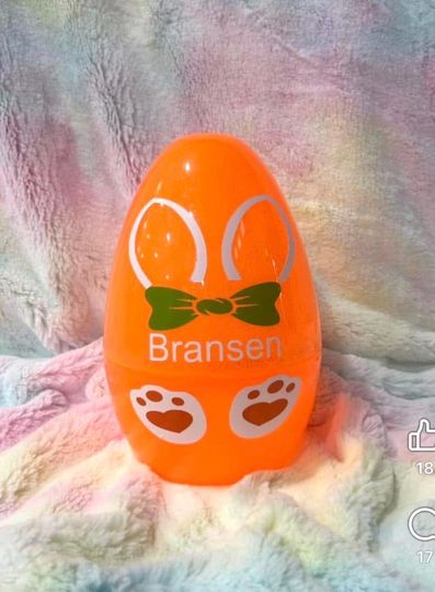 Personalized 10 inch Easter Eggs