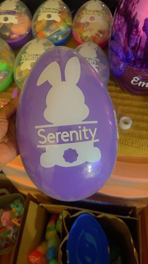 Easter Eggs, Jumbo Easter Eggs, custom Easter eggs, Easter basket, empty Easter eggs, personalized Easter gift