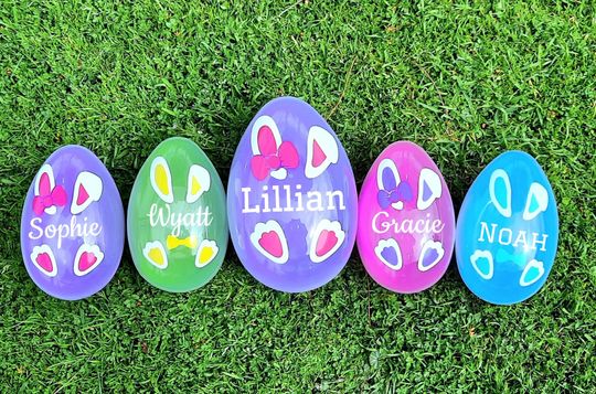 Personalized Easter Egg - Personalized Easter Bunny Egg - Easter Gifts - Jumbo Easter Egg