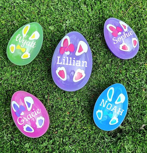Personalized Easter Egg - Personalized Easter Bunny Egg - Easter Gifts - Jumbo Easter Egg