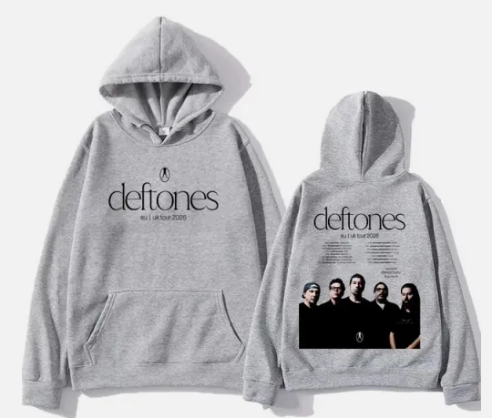 Deftone EU UK Tour 2026 Hoodie Double-Sided S-5XL