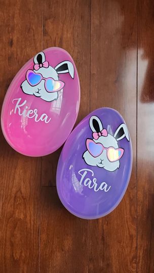 Personalized Jumbo Easter Egg | Custom Name Fillable Egg | Easter Basket Stuffer for Kids | Large Plastic Easter Egg Gift ,easter for boys