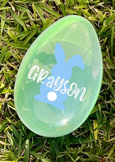 Personalized Jumbo Fillable Easter Egg - Egg Hunt - Personalized Egg