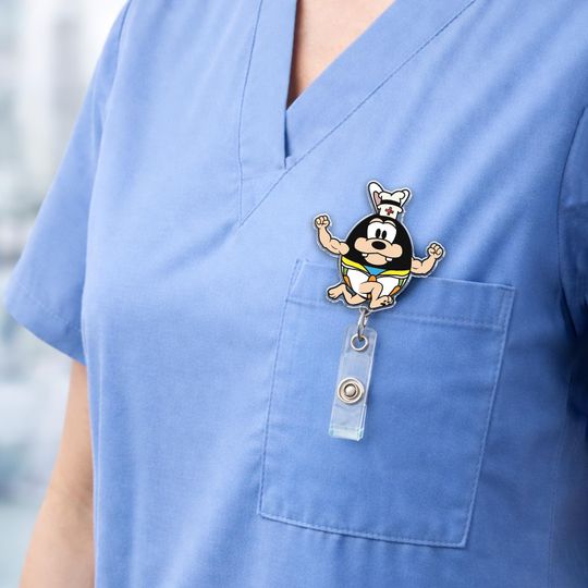 Discover Mickey Friends Easter Egg Badge Reel, Disney Character ID Holder 2026 JDJA30-2