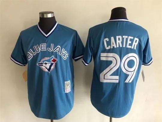 Discover New Vintage Men's Joe Carter Jersey Blue