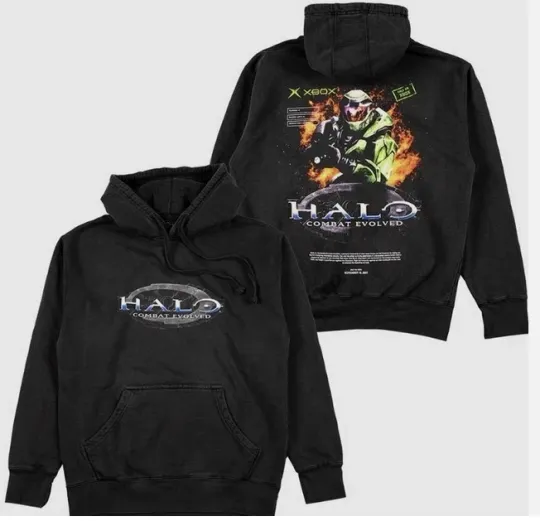 Discover HALO Video Game Unisex Double Sided Hoodie