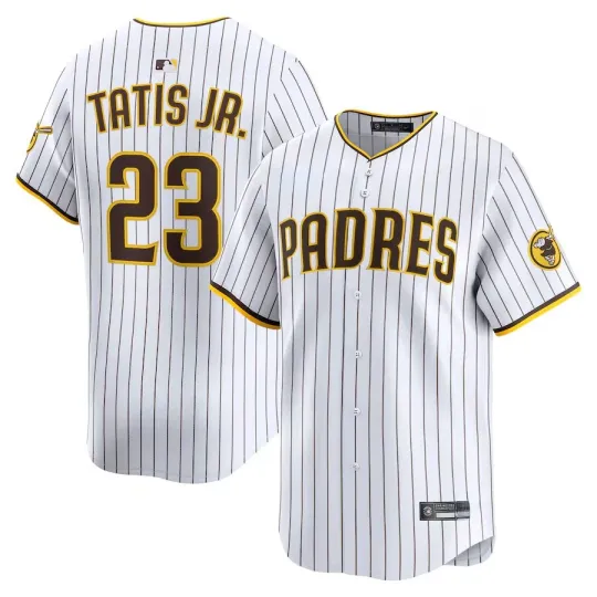 Discover Men's #23 FRD Tatis Jr. Two Colors Alternate Player Printed Jersey
