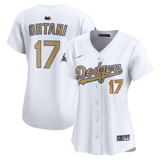 Discover Womens #17 White 2025 Collection Fully Printed Jersey Sports Baseball