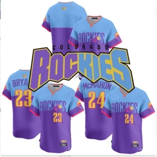 Men's Rockiess Purple/Light Blue 2025 City Connect Jersey