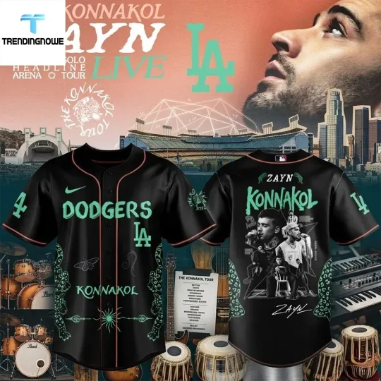 Discover Dodgers Zayn Konnakol Tour 2026 Jersey
