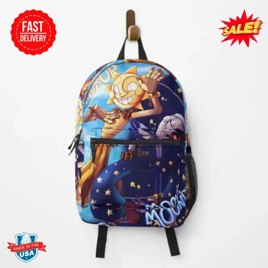 Five Nights at Freddy's Security Breach Sun and Moon Backpack