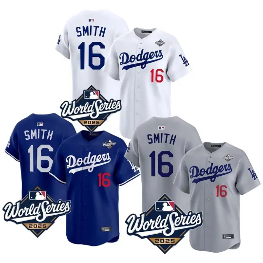 Discover 全新带标签男式 Will Smith 2025 世界系列缝制球衣 S-3XL-