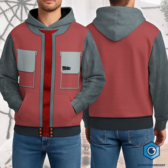 Discover Back To The Future Sweatshirt Hoodie, Marty McFly Halloween Costume 3D Hoodie