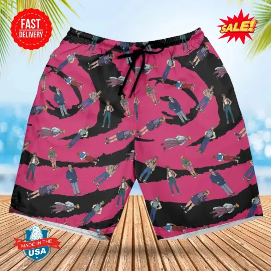 James Bond JR Cartoon characters Beach Shorts