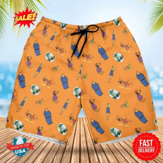 Discover Kung-Fu Friends Hong Kong Phooey Beach Shorts