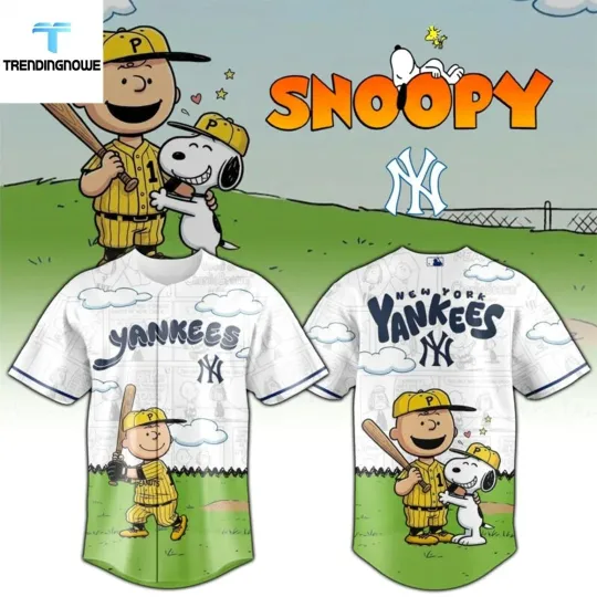 Discover Yankees Snoop Peanuts Gang 2026 Baseball Jersey