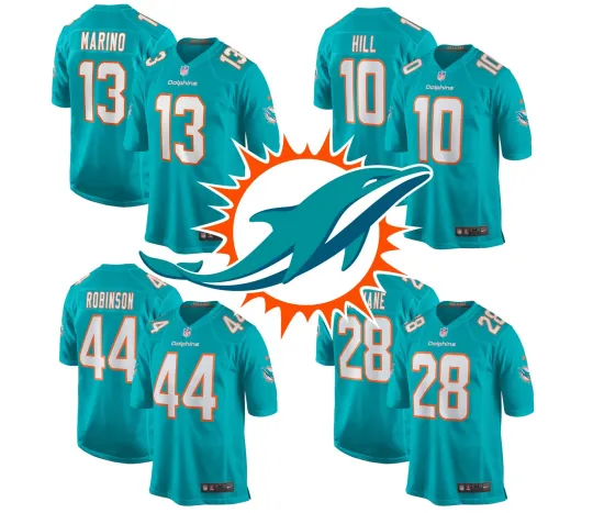 Discover NWT Men's Dolphins Football Fan Jersey – 2025 Stitched Jersey