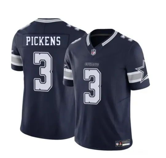 Discover George Pickens MEN #3 2025 Stitched Jersey Navy/White