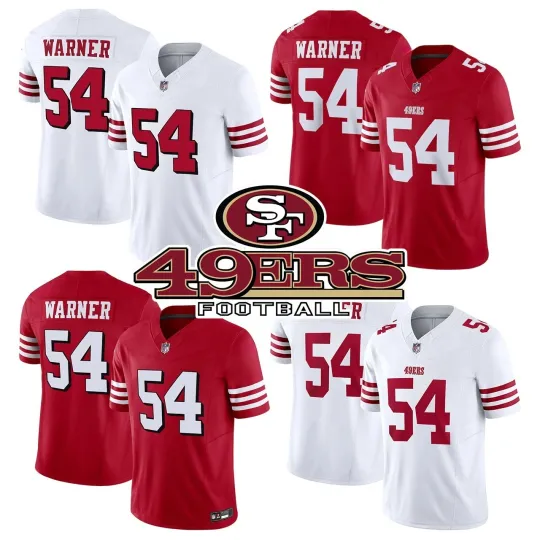Discover men's49erss #54 Fred Warner Collection limited edition sewn jersey -