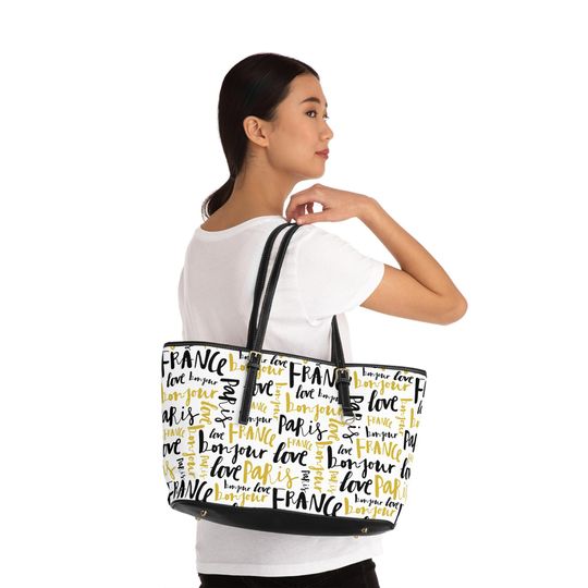 Paris Leather Tote Bag - Stylish Leather Bag