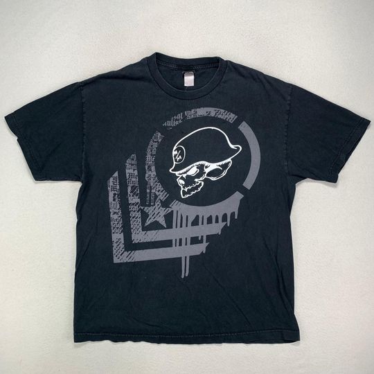 Discover Vintage Y2K Metal Mulisha T-Shirt Logo Drip Graphic Tee Biker