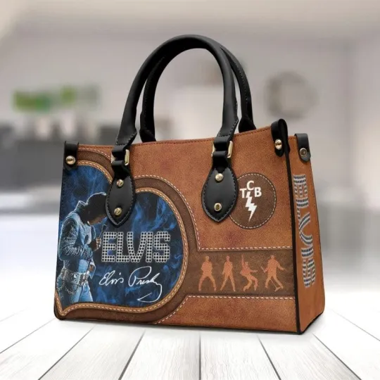 Elvis Presley Leather Handbag, Gift for Women