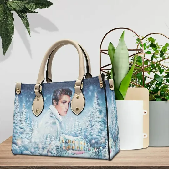Elvis Presley Leather Handbag, Gift for Women