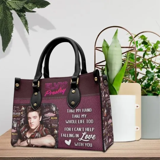 Discover Elvis Presley Leather Handbag, Gift for Fan