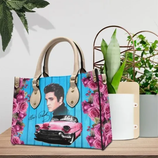 Discover Elvis Presley Leather Handbag, Gift for Fan