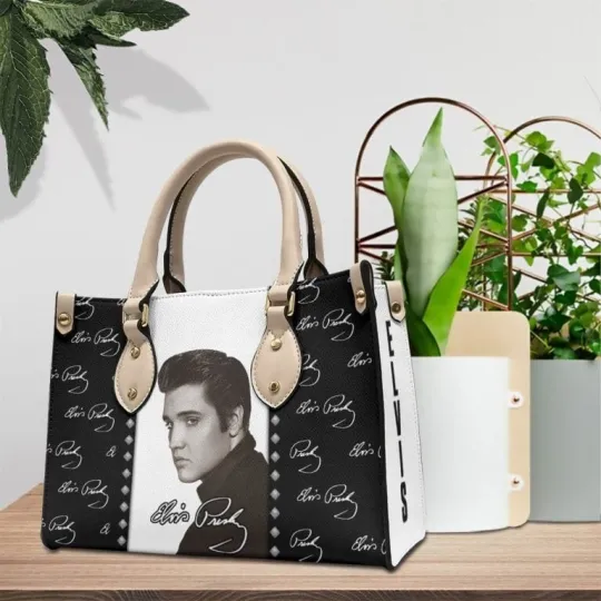 Discover Elvis Presley Leather Handbag, Gift for Fan