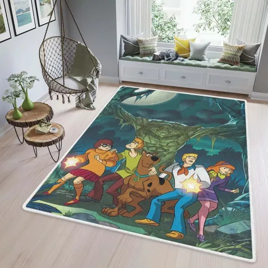 Discover Scooby Doo Area Rug for Living Room, Home Decor Rug