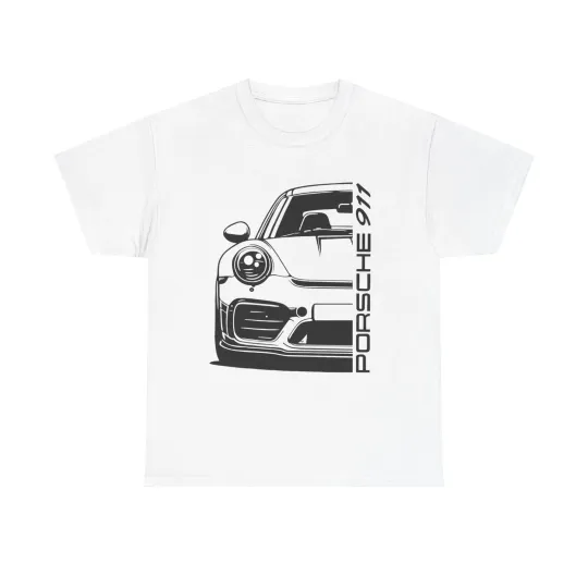 Discover Porsche 911 Graphic T Shirt ADULT NEW VINTAGE TEE