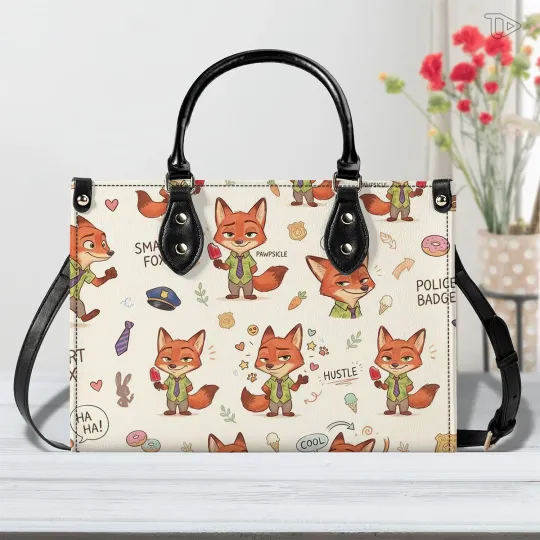 Discover Zootopia Leather Handbag for Women