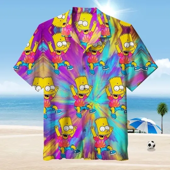 Discover The Simpsons Hawaiian Shirt Tropical Hawaiian Shirt Summer Beach Hawaiian Shirt