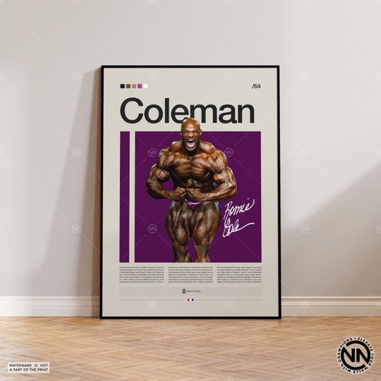 Discover Ronnie Coleman Poster, Bodybuilding Poster, Sports Poster, Motivational Poster, Gym Decor, Fitness Poster, Man Cave Art, Gift for him
