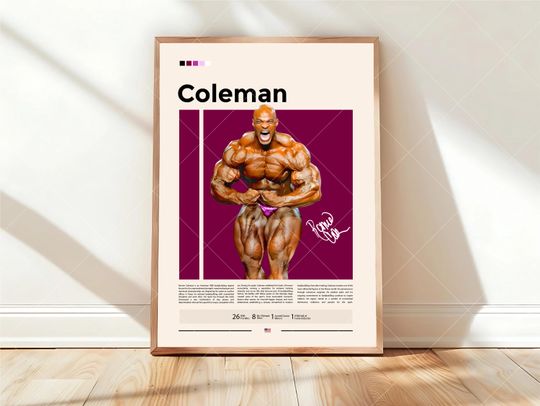 Discover Ronnie Coleman Poster, Mr. Olympia Legend Poster, Bodybuilding Gifts, Sports Poster, Bodybuilding Wall Art, Sports Bedroom Posters