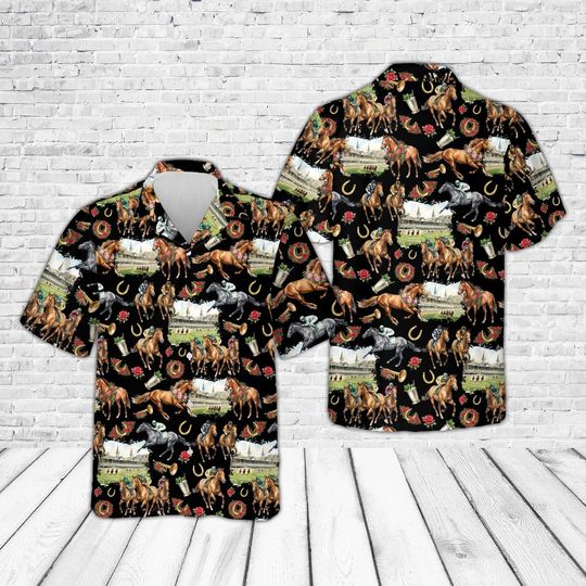 Discover Derby Day Hawaiian Shirt, Horse Race Churchills Down Button Shirt, Kentucky Derby Gift