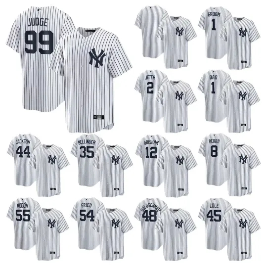 Discover Men/Youth Yankeess White Baseball Collection Limited Jersey